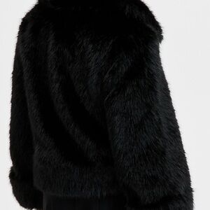 Chic Black Teddy Jacket